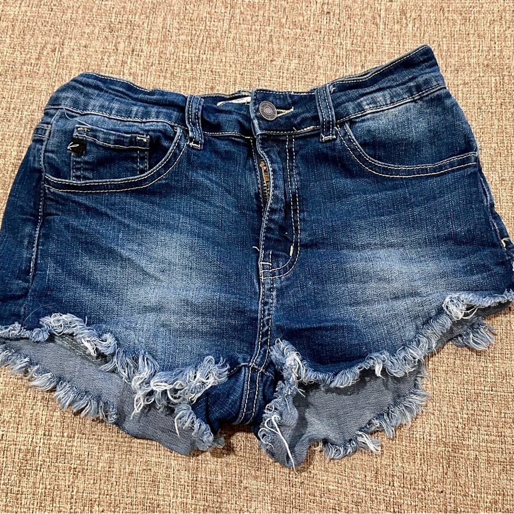 Kancun Blue Jean Shorts Size 5/26